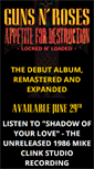 Mobile Screenshot of gunsnroses.com